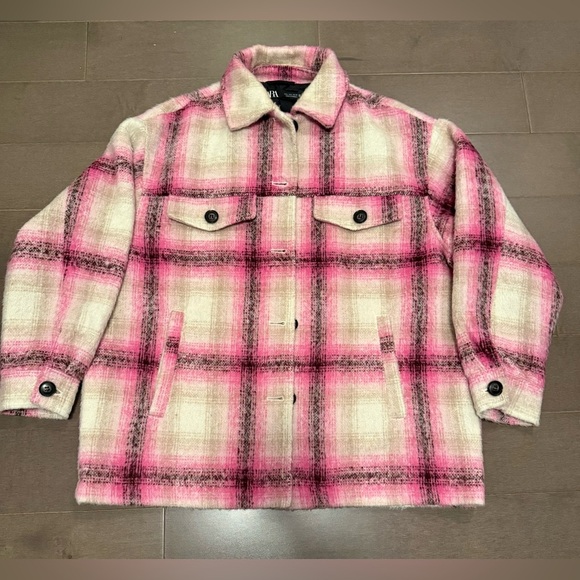 Zara Jackets & Blazers - ZARA Plaid Overshirt / Jacket